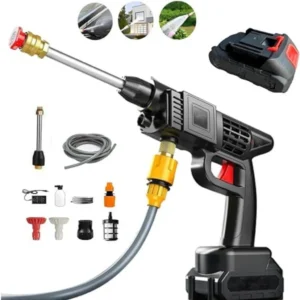 Lavadora portátil recarregável de alta pressão para carros e jardins