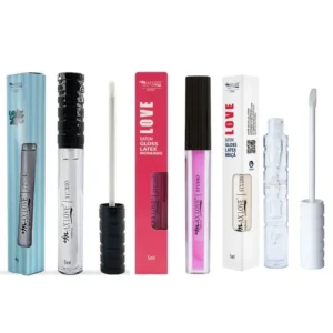 Kit C/3 Batom Gloss Látex Brilho Intenso Max Love