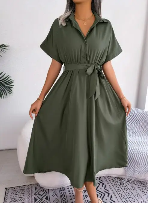 Vestido feminino da moda primavera/verão. - Imagem 3