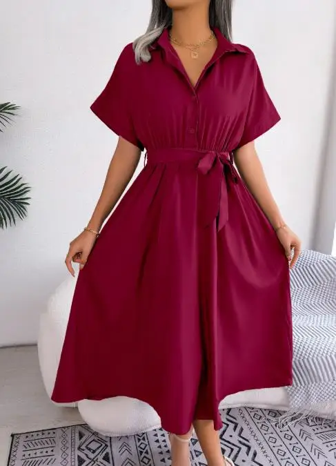 Vestido feminino da moda primavera/verão. - Imagem 5