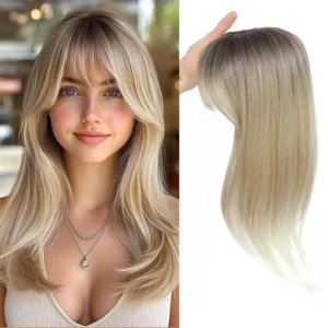 Cabelo Topper Com Bang Para Mulheres
